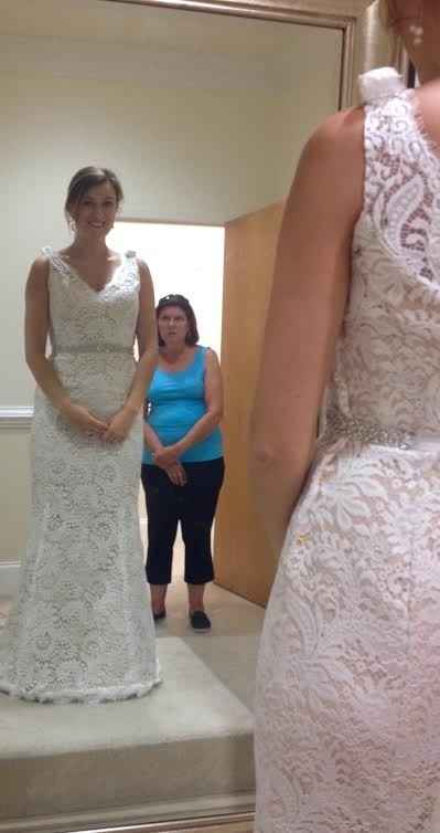 Show me your wedding dresses, and tell me where they are from,and the cost? :)