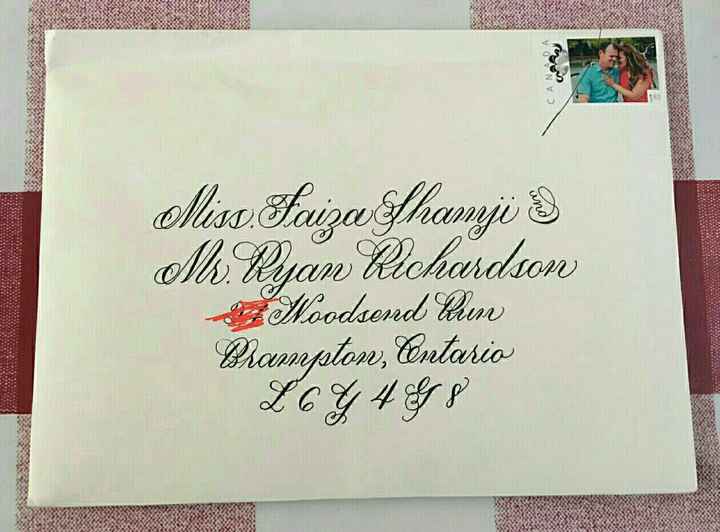 Hand Addressing Invites?