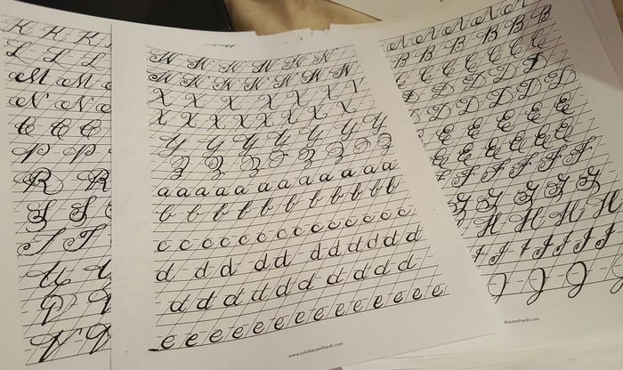 Has anyone done their own calligraphy for their invitations??