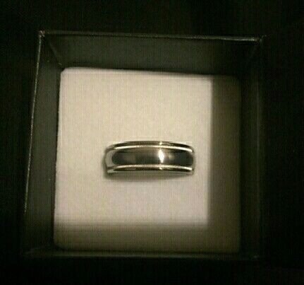 We show off our rings a lot, why not show off your grooms ring!