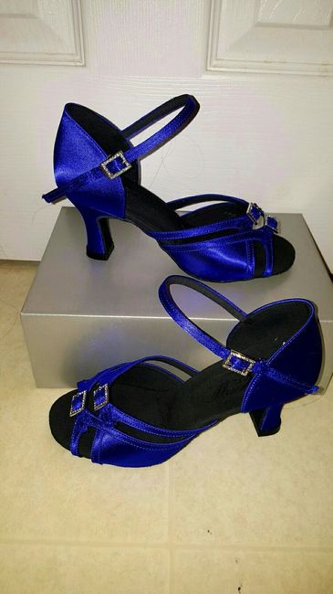 Blue shoes