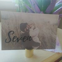 Picture frame table numbers - 1