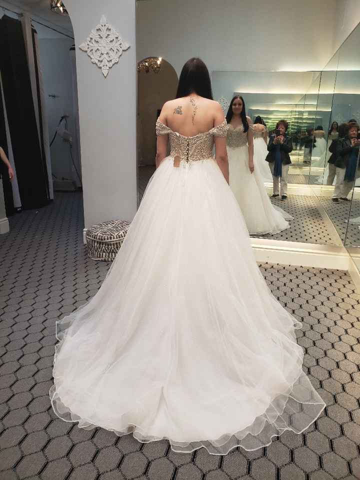 My wedding dress, i absolutely love it, adding sleeves!  Anyone else wearing a ball gown?? - 2
