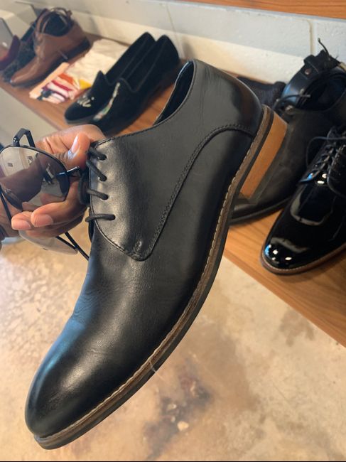 Black suits, cognac shoes - 1