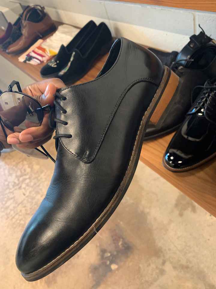 Black suits, cognac shoes - 1