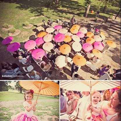 Parasol Umbrellas for ceremony/favors? | Weddings, Style and Décor | Wedding Forums WeddingWire