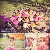 Parasol Umbrellas for ceremony/favors?