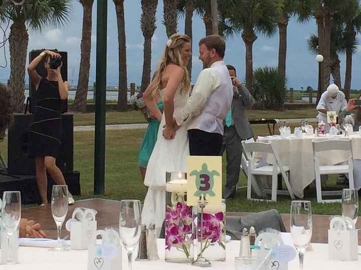 Back and married! It didn't rain!!