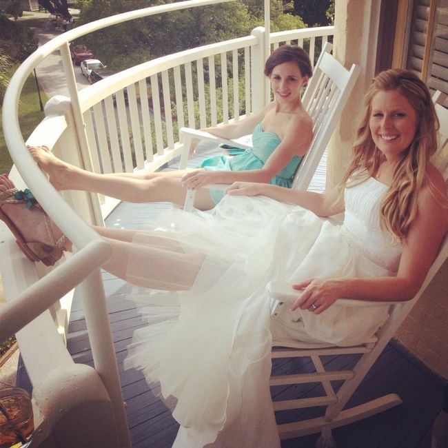 Back and married! It didn't rain!!