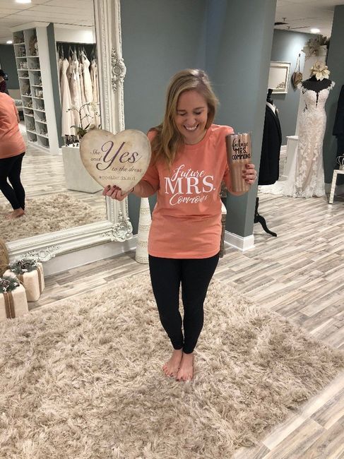 Said "YES" -- to the dress