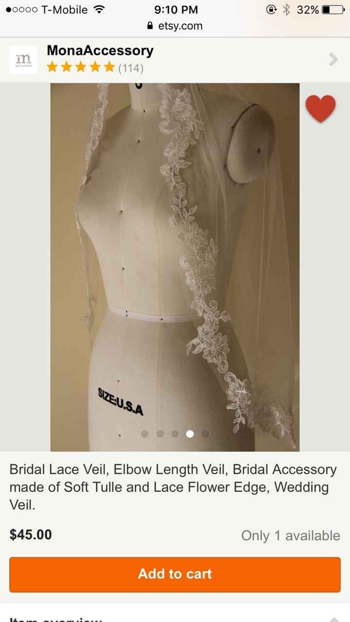 Freakin expensive veils