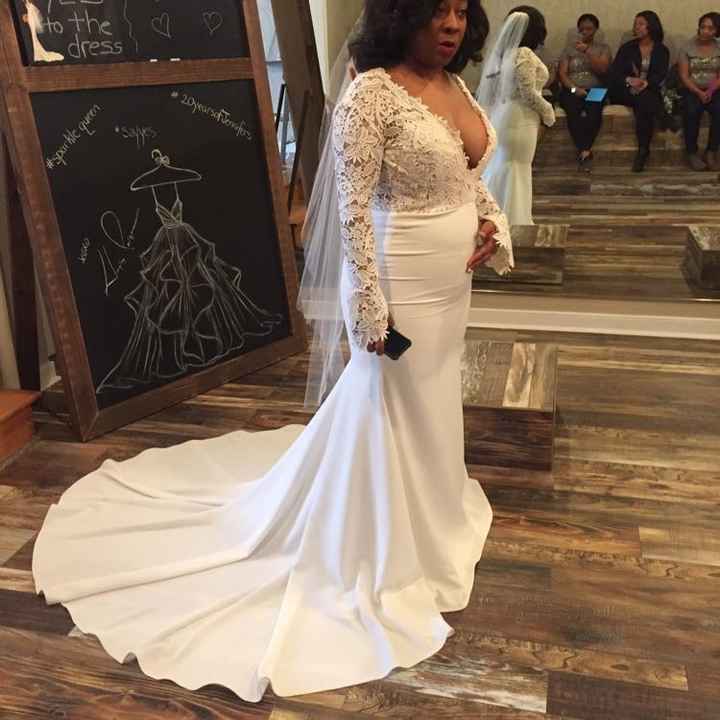 Let's see your wedding dresses.