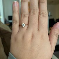 Moissanite Rings... is it a secret or should i share? - 1