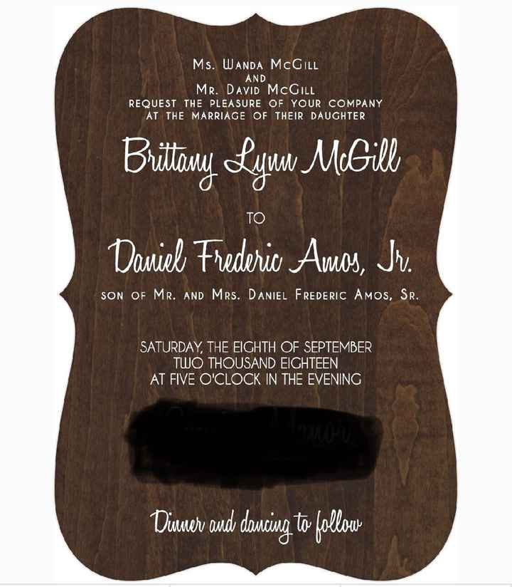 Review of Invitations - 1