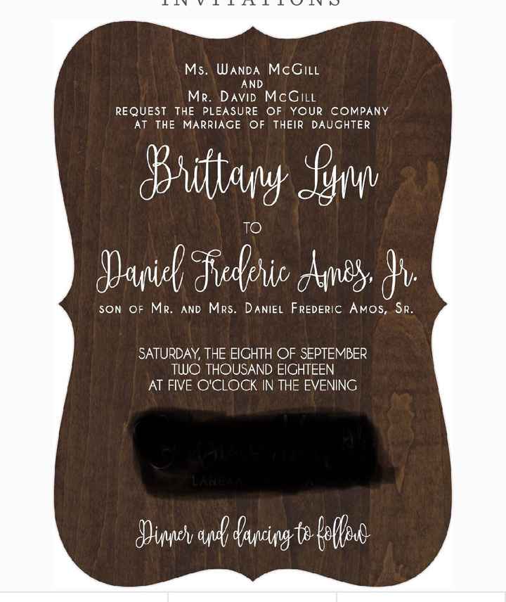 Review of Invitations - 1