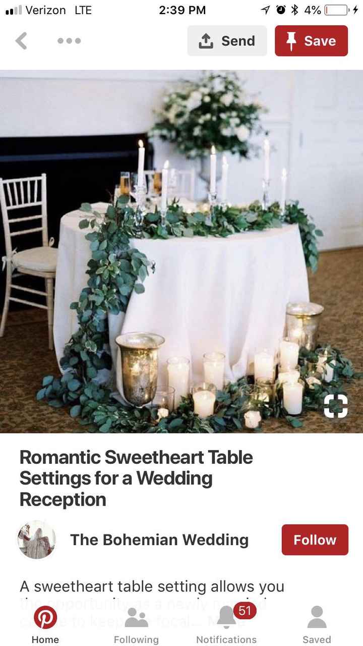 Sweetheart table ideas?! Help!! - 3
