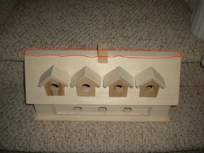 Finished my first DIY! Birdhouse cardbox *pics*