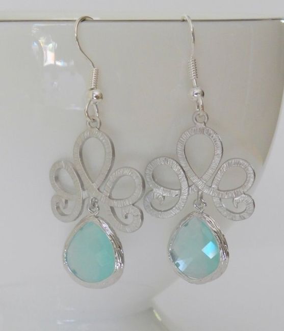 Need turquoise/aqua statement earrings for BM's