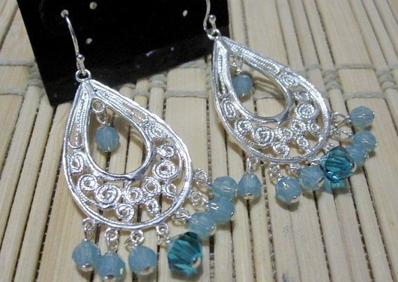 Need turquoise/aqua statement earrings for BM's