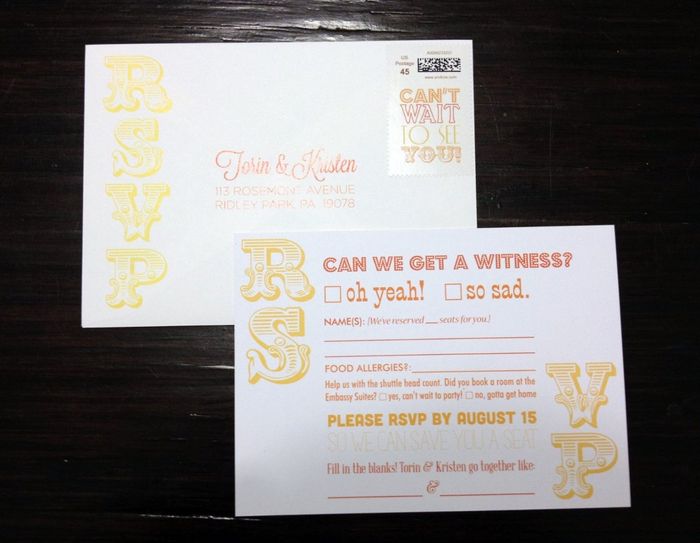 Pics of my invite package!
