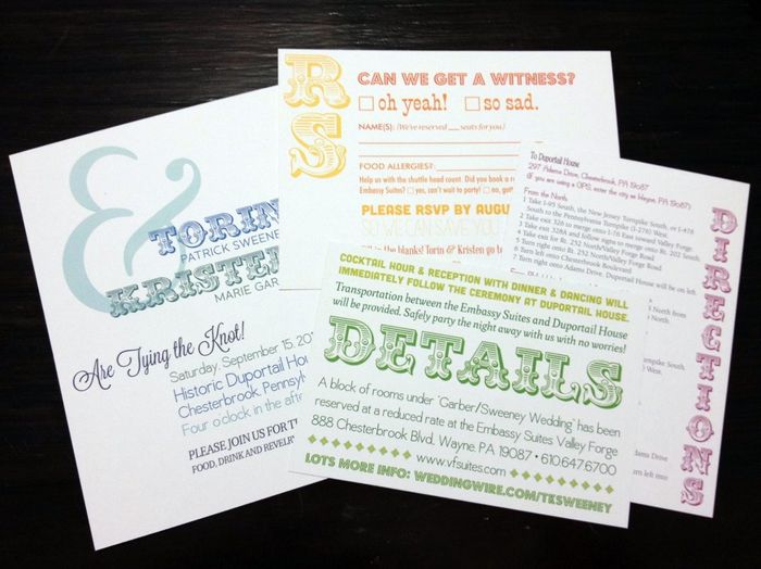 Pics of my invite package!