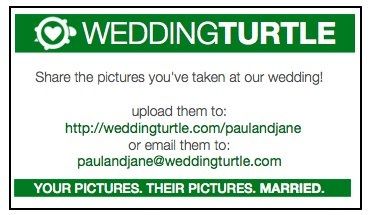 just ordered my wedding turtle cards