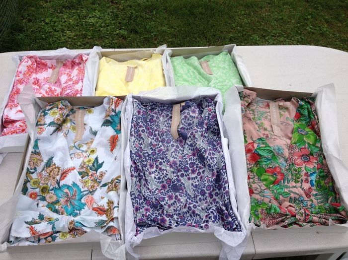 More DIY Pics - plus bridesmaid robes are here!