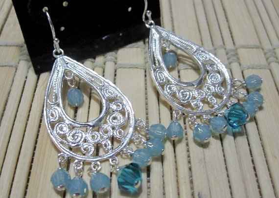Need turquoise/aqua statement earrings for BM's