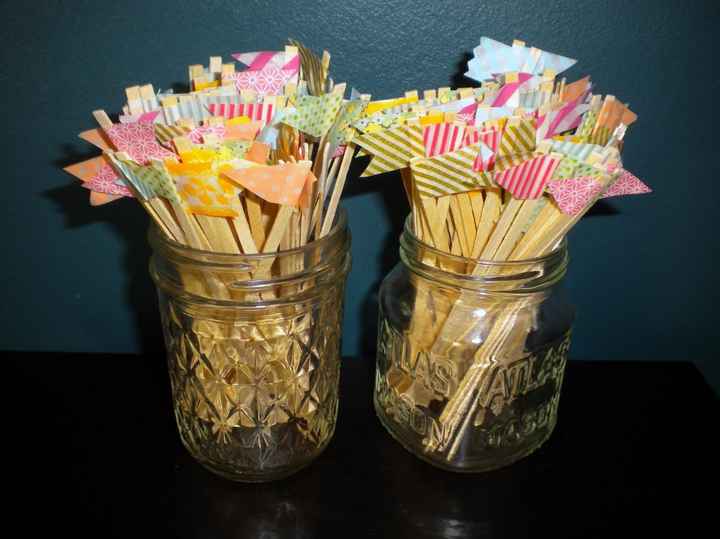 Is Anyone Else Doing Drink Stirrers?  - I Did These - What Do You Think? - Pics