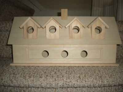 Finished my first DIY! Birdhouse cardbox *pics*