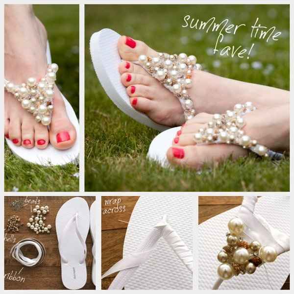 DIY Beaded Flip Flops *Pics and Link*
