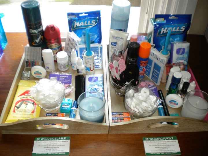 Wedding bathroom basket  Bathroom basket wedding, Wedding bathroom, Wedding  emergency kit