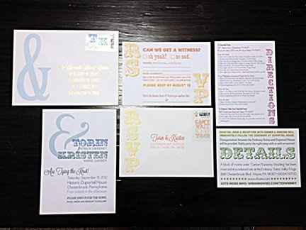 Pics of my invite package!