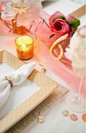 Centerpiece Mock-up - "Leaning" Table Numbers - Lots of Pics!