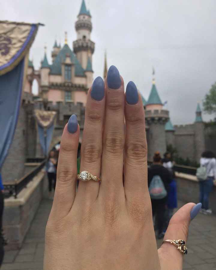 My ring at our Disneyland proposal at Disneyland, Anaheim, CA - May 12, 2018
