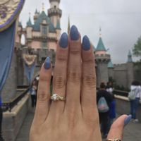 My ring at our Disneyland proposal at Disneyland, Anaheim, CA - May 12, 2018