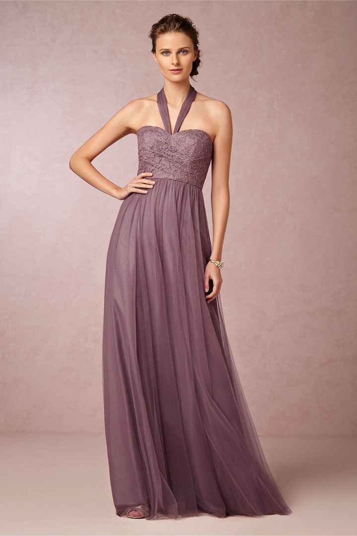 anyone else out there with purple bridesmaid dresses?!