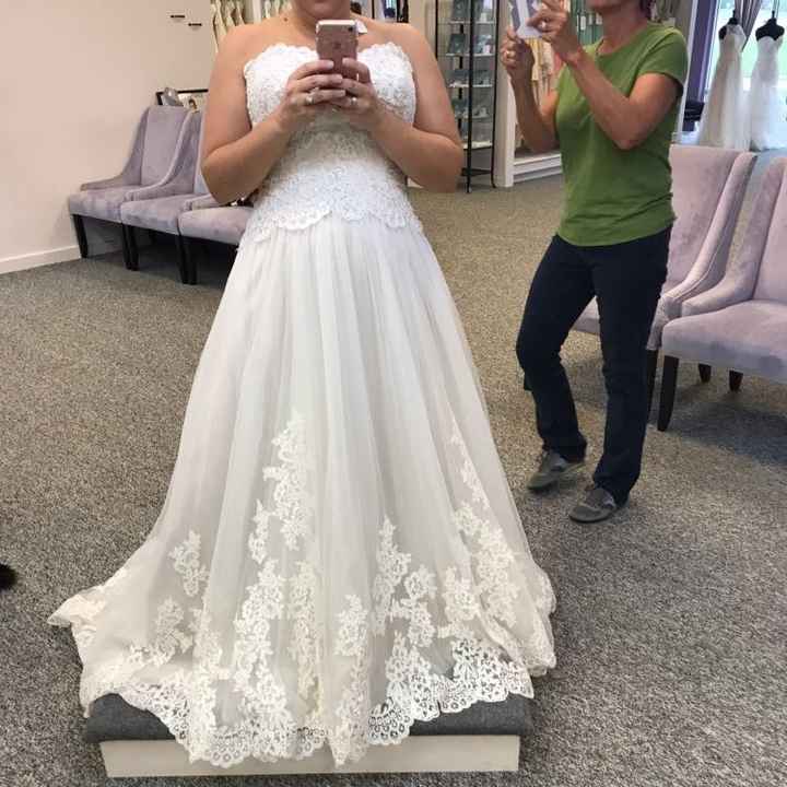 Plus Size Lace or Tulle Wedding Dresses -- show me yours?