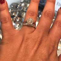 Will you please show me your wedding band if you have a solitaire?