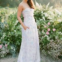 Floral Print Bridesmaids Dresses