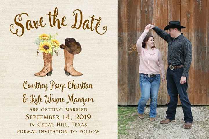 Save the Date, pic or no pic? - 1