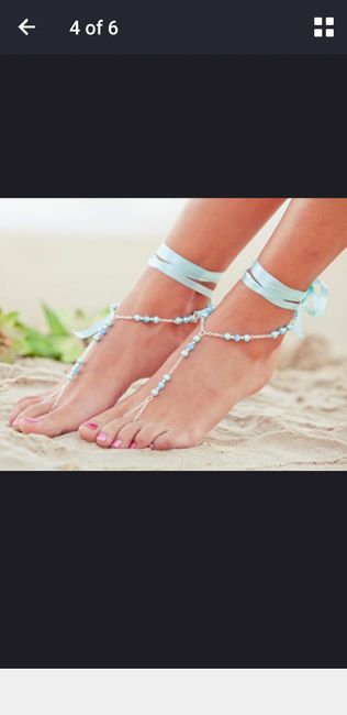 Beach wedding shoes - 1
