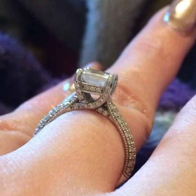 Let's see those rings! And for the Mrs lets see the bands with it ! I LOVE seeing everyone's bling:)