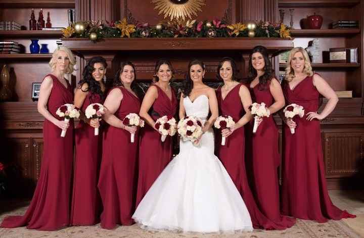 Winter wedding colors