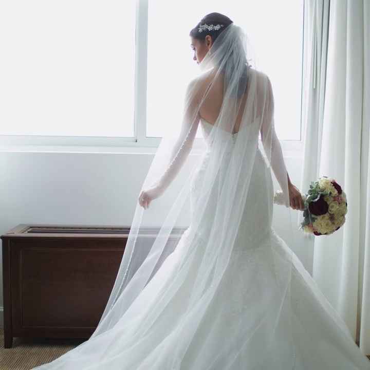 Hairstyle for Cathedral veil