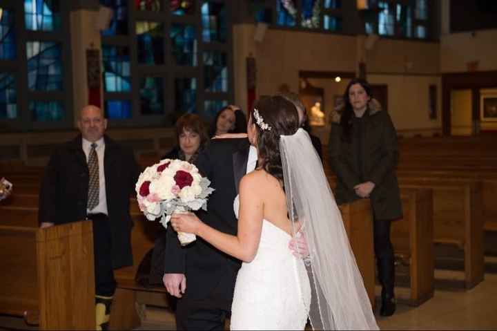 Hairstyle for Cathedral veil