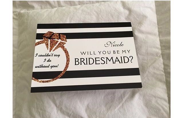 How to ask my MOH/bridesmaids?
