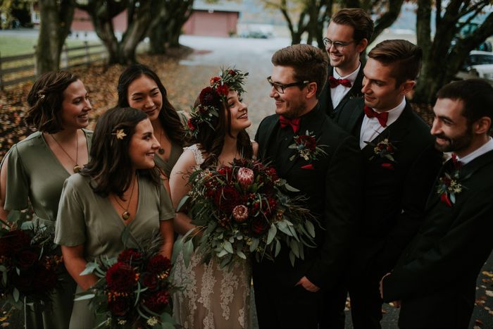 What does your bridesmaids dresses look like? 2