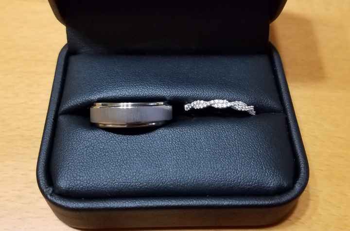 We bought our wedding bands!