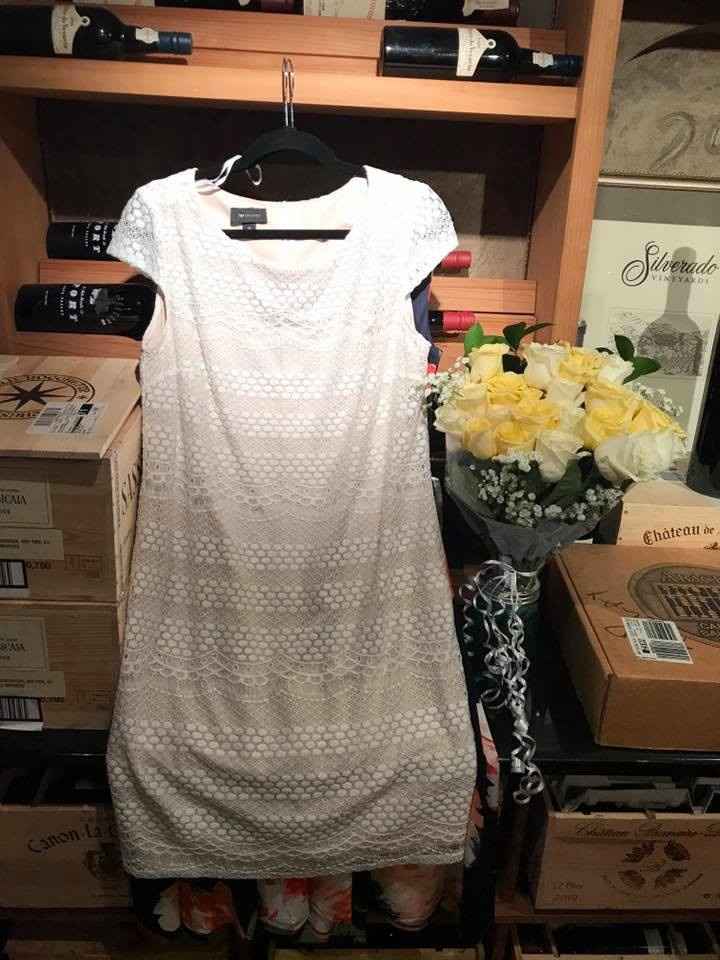 Bridal shower dress